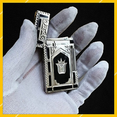 Vỏ Hột Quẹt Bật Lửa Upon Gas Đá D170T Họa Tiết Sơn Mài Hoàng Gia Đẹp Độc Lạ - Dùng Gas Đá Cao Cấp