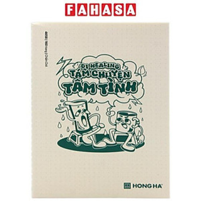 Sổ May Gáy Đi Healing Tám Chuyện Tâm Tình B5 - Chấm - 160 Trang 70gsm - Hồng Hà 4658