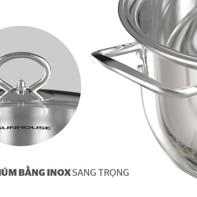Nồi Inox 5 đáy SUNHOUSE SHG788-24