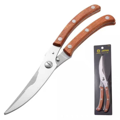 Kéo cắt gà xuất Nhật cán gỗ