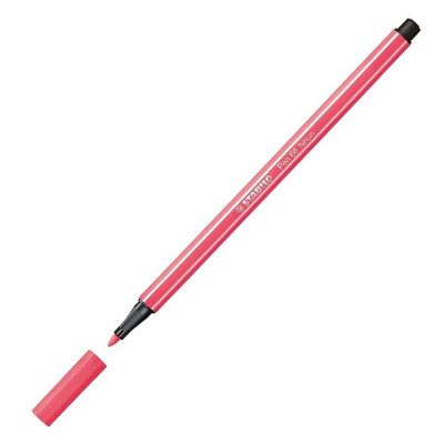 Bút Lông Màu Đầu Kim 1.0 mm - Stabilo PN68-040 - Fluorescent Red
