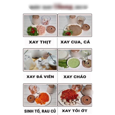 Máy xay  thực phẩm nhà bếp  với 4 lưỡi dao siêu tốc nhỏ gọn và tiện lợi tiết kiệm thời gian 