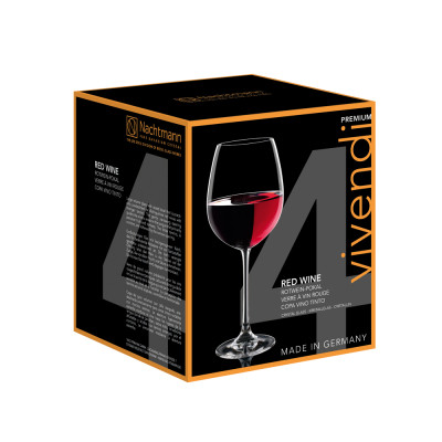 Bộ 4 ly rượu vang đỏ Nachtmann Vivendi - Hàng chính hãng Đức