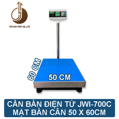 Cân Đếm Số Lượng JWI-700C - Mặt Bàn Cân 500x600MM