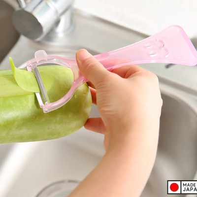 Dụng cụ bào, gọt vỏ trái cây Echo Rappy Peeler - Hàng nội địa Nhật Bản |#Made in Japan|