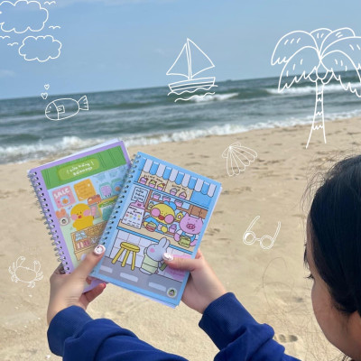 Sổ Tay Lò Xo A5 Kẻ Ô Vuông 100 Trang 100gsm - Cô Tiên Xanh - Cửa Hàng Slime