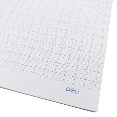 Giấy Kiểm Tra - 4 Ôly Vuông Ngang 2 mm - 205 x 155 mm - 100gsm - Deli CN605 (20 Tờ Kép)