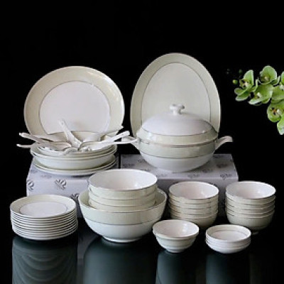 BỘ BÁT ĐĨA SỨ XƯƠNG IVV IMPERIALONDON ARIS (50 MÓN) Hàng chính hãng