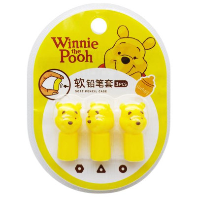 Bộ 3 Nắp Đậy Bút Chì Gấu Pooh - Ume E0301M3