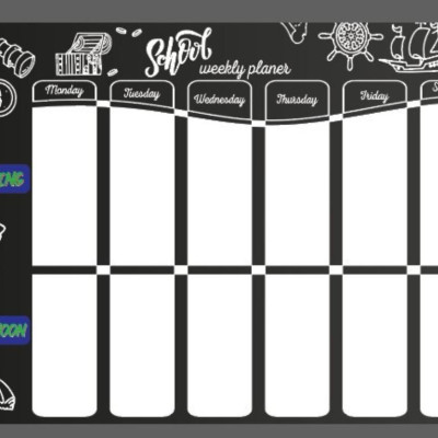 Sticker Thời Khoá Biểu Cấp 3 - Thay Đổi Môn Học A5 - Teenage TKB-12