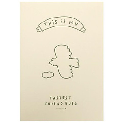 Sổ Khâu Hình Động Vật - Morning Glory 11730-89462 - Fastest Friend Ever