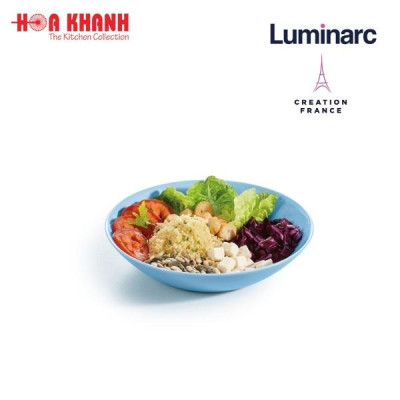 Đĩa Sâu Thủy Tinh Luminarc Diwali Light Blue 20cm - bộ 6 đĩa - P2021