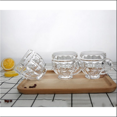 Bộ 6 Ly Thủy Tinh Có Quai Cầm Hàng Cao Cấp 180ML - HÀNG CHÍNH HÃNG MINIIN