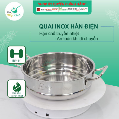 Xửng hấp cao cấp Fivestar standard không nắp tặng 1 muỗng canh ( 24cm / 26cm / 28cm / 30cm / 32cm )