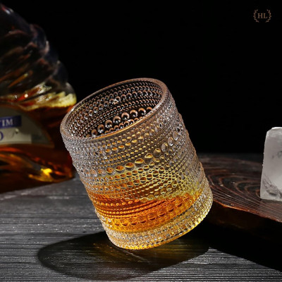 BỘ 6 LY TT CHUYÊN DỤNG CHO COCKTAIL 400ML  | CỐC THỦY TINH HỌA TIẾT NỔI CAO CẤP | Ly 400ml dáng trụ Decor 2022