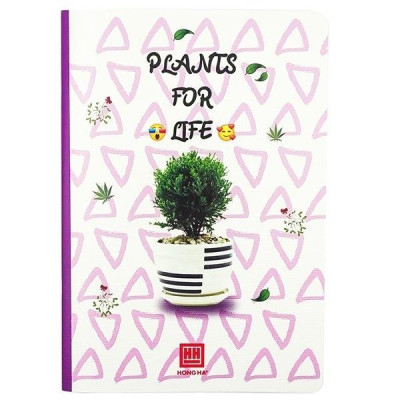 Vở Plants For Life - Kẻ Ngang 120 Trang - Hồng Hà 1416 (Mẫu Màu Giao Ngẫu Nhiên)