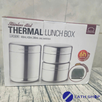 Bộ Hộp Cơm Giữ Nhiệt Lock&Lock LHC8016 (1150ml) - Hàng Chính Hãng