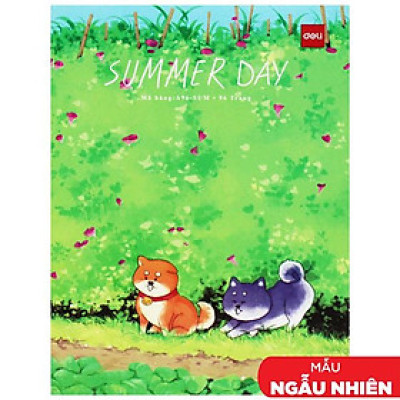 Tập Học Sinh - 5 Ô Ly Vuông - 96 Trang 80gsm - Deli CNA96-SUM (Mẫu Bìa Giao Ngẫu Nhiên)