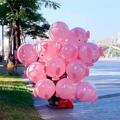 Bóng bay con lợn hot và các con vật khác với đầy đủ chi tiết - Trang trí sinh nhật, sự kiện.