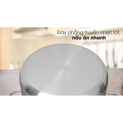 BỘ NỒI XỬNG HẤP INOX  28CM VÀ 30CM 2 TẦNG VUNG KÍNH CƯỜNG LỰC