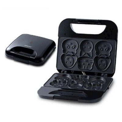 Máy làm bánh sokany 6 khuôn hình thú, máy nướng bánh công suất lớn