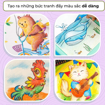 Hộp 12 Bút Chì Màu Hai Đầu - Double Ended Colored Pencils - Colokit CPC-C035