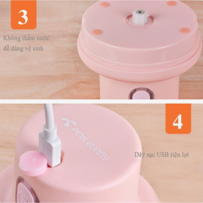 Máy Xay Tỏi , Máy Xay Thức Ăn Đa Năng Tiện Dụng - Pin Sạc Tích Điện - Dung Tích 250ml - Energy Green Lighting