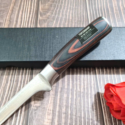 DAO - DAO BẾP NHẬT BẢN CLASSIC BONINGTHÉP DAMASCUS MÃ  A2 DT120 nt topcomshop vn