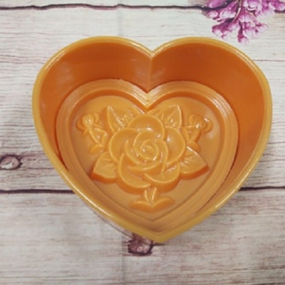 Khuôn Ép Xôi Nén Làm Bánh Trung Thu Hoa Hồng Đường Kính 15CM