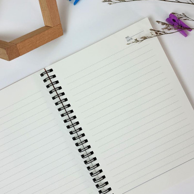 Sổ Lò Xo Giấy Trơn - 160 Trang 10 x 15 cm 80gsm - Nature On Sunset - The Sun 02