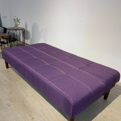 Sofa bed 3 trong 1 Juno sofa chân gỗ màu tím