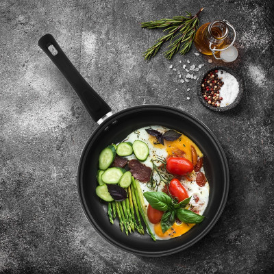 Chảo Inox chống dính 3 đáy Max B SM3767 size 24cm