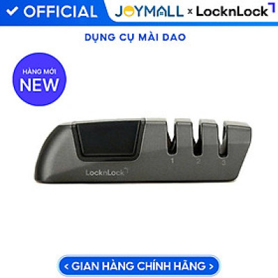 Dụng Cụ Mài Dao 3 Lớp Locknlock CKK118DGRY, Hàng Chính Hãng, 130x40x36mm - JoyMall