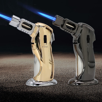 Vỏ Hột Quẹt Bật Lửa Khò 1 Tia Để Bàn Jobon ZB-697 Thiết Kế Đẹp Độc Lạ Lửa Khò Mạnh Mẽ - Dùng Gas Cao Cấp