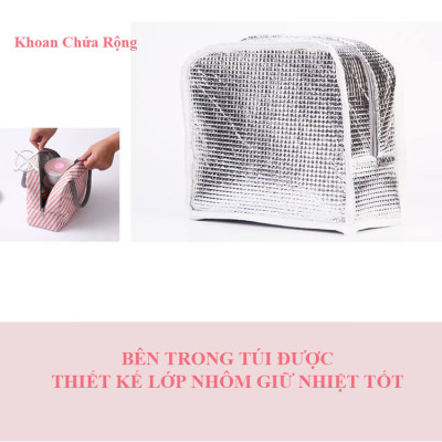 Túi giữ nhiệt và giữ ấm đựng cơm và thức ăn đi làm