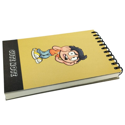 Sổ Lò Xo Teen Không Kẻ Có Chấm 80gsm Cute Note - The Sun - Mẫu 1