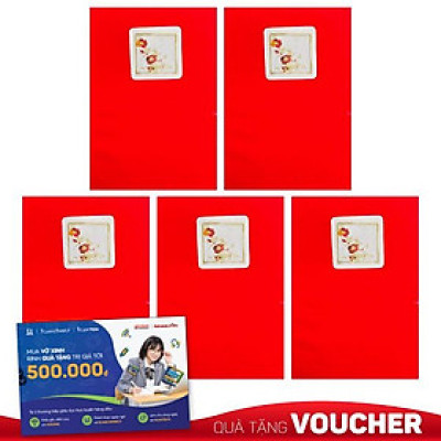 Combo 5 Tập The Sun VK160 17.5x25cm (Mẫu Màu Giao Ngẫu Nhiên)