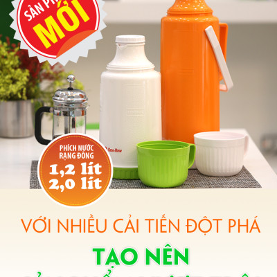 Phích Đựng Nước Nóng 2 Lít N5 (2035 n5) màu ngẫu nhiên
