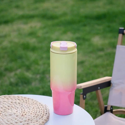 Bình Giữ Nhiệt Pastel 900ml Inox 304 - Cốc Giữ Nhiệt Loang Màu Siêu Bền, Không Gỉ, Màu Sắc Đẹp - HÀNG CHÍNH HÃNG MINIIN