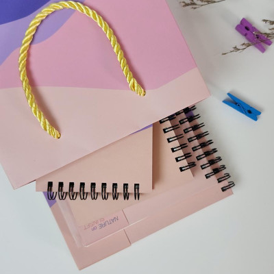 Sổ Lò Xo A5 - Kẻ Ngang 160 Trang 80gsm - Nature On Sunset - The Sun 04