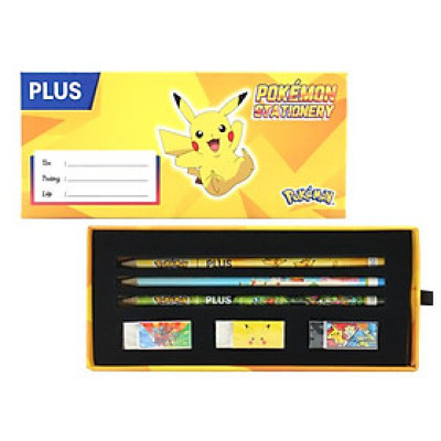 Bộ Dụng Cụ Học Tập Plus Pokemon Plus-900-V002