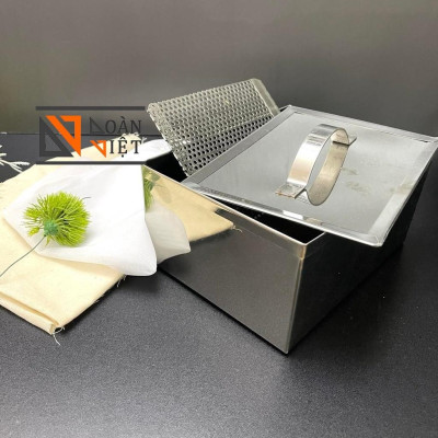 [+TẶNG] Khuôn làm ĐẬU PHỤ (đậu hủ, đậu khuôn) TÀU HỦ - C. Liệu INOX KHÔNG RỈ cao câp - SIZE LỚN. Chuyên phục vụ Sp Gia d