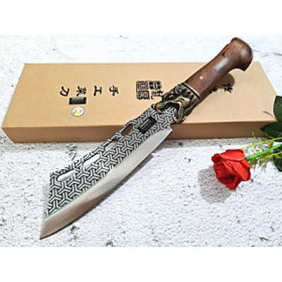 DAO BẾP , DAO CHẶT THÉP KHÔNG RỈ CAO CẤP MÃ A3 TR12 NTVN top