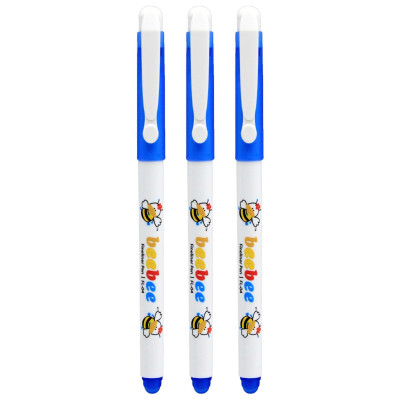 Vỉ 3 Bút Lông Kim 0.3 mm - Thiên Long FL-04/LUCK - Mực Xanh - Quét QR Xem Khuyến Mãi (Mẫu Bao Bì Giao Ngẫu Nhiên)