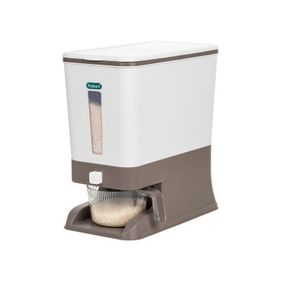 Thùng đựng gạo tiện ích 10kg Hokori Tặng kèm 5 khăn lau grofa- Hàng Chính Hãng 