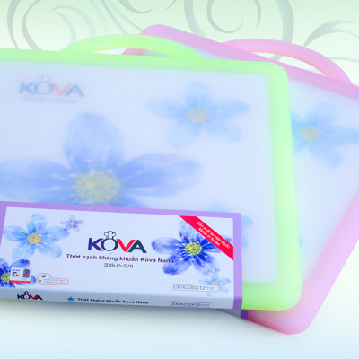 Bộ 2 Thớt Nhựa Kháng Khuẩn Kova TKK - Xanh Lá