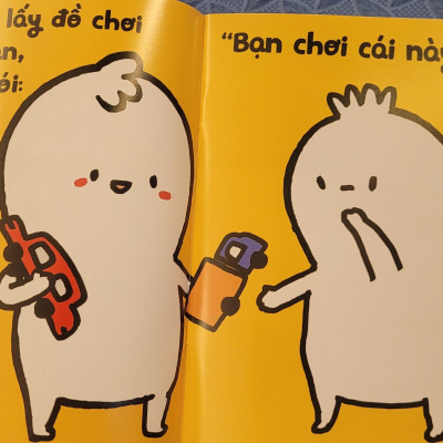 Sách Ehon Miu Bé Nhỏ Phần 1 Song Ngữ - Đừng Khóc Nhè Nhé