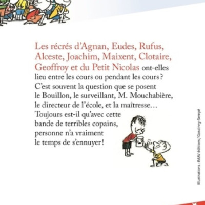 Văn học thiếu nhi tiếng Pháp: Les récrés du petit Nicolas