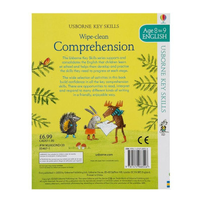 Sách Viết xóa tiếng Anh: Wipe-Clean Comprehension 8-9