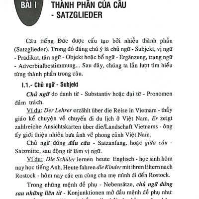 Cách Cấu Tạo Câu Tiếng Đức (Tái Bản 2024)